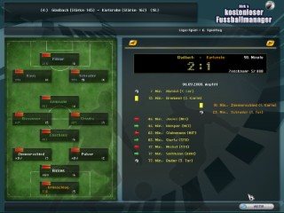 Dirks kostenloser Fußballmanager Screenshot