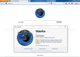 Waterfox Screenshot