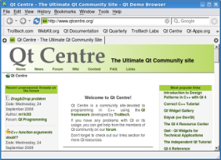 QtWeb Screenshot