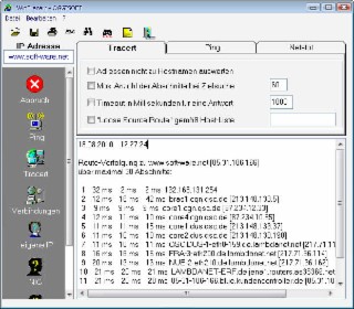 WinTracert Screenshot